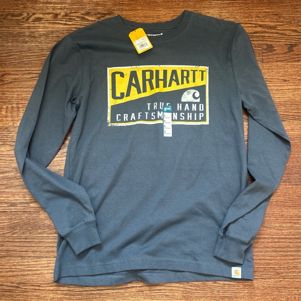 Carhartt Men's Dark Gray Long Sleeve Tee
